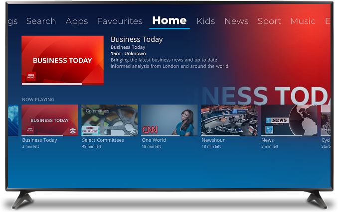 Gibtelecom TV Screen Image